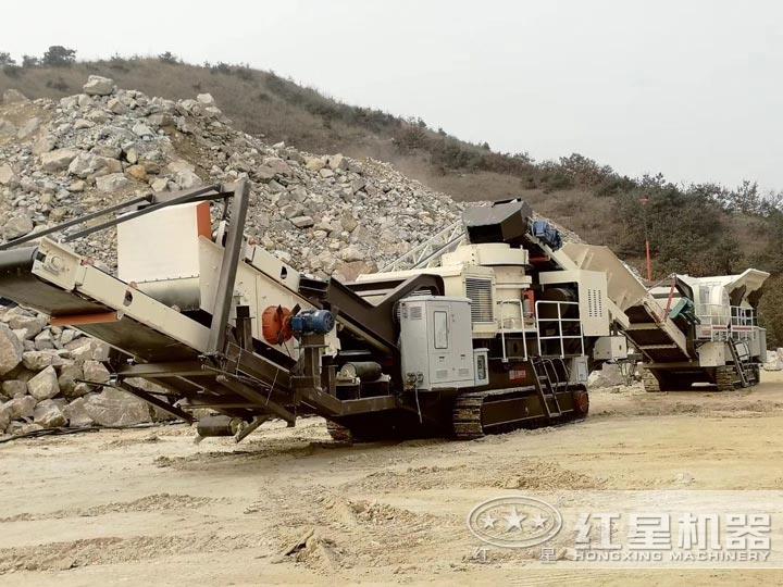 建筑垃圾破碎現(xiàn)場，選好設(shè)備收益更高