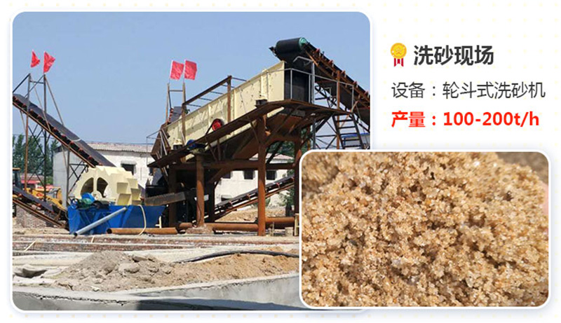 輪式洗砂機(jī)產(chǎn)量高、效果好
