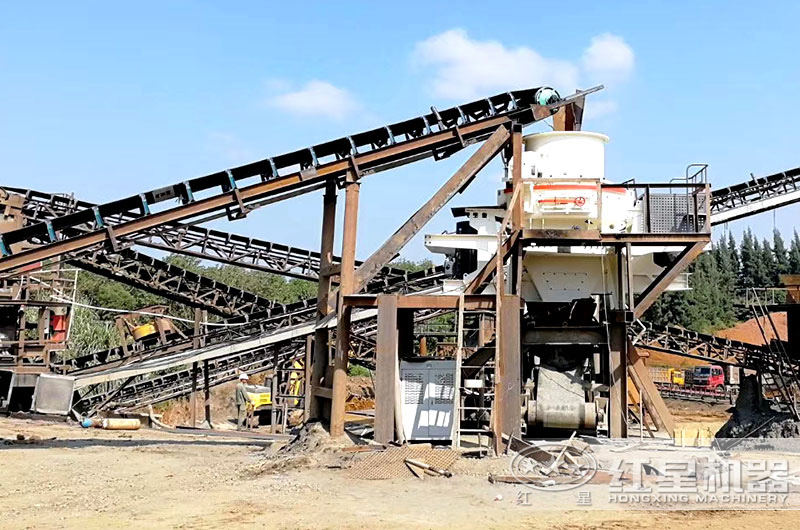 制砂機(jī)成品粒型好，成品多用于建筑工程，道路基建
